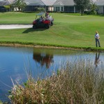 “Safety First” Utilizing the hose reel along steep shorelines