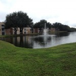 Chronic algae blooming pond controlled via monthly maintenance